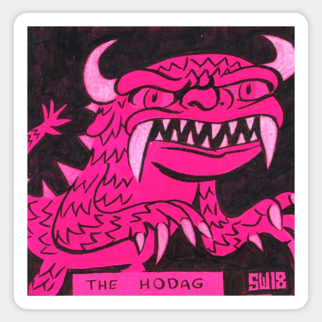 The Hodag Sticker by washburnillustration